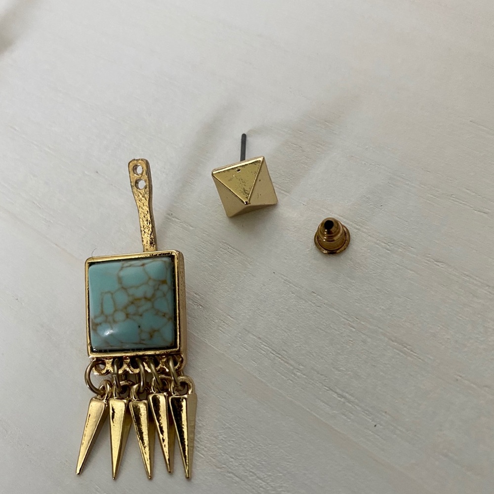 New Glamorous Natural Stone Earrings - Picture 3 of 6